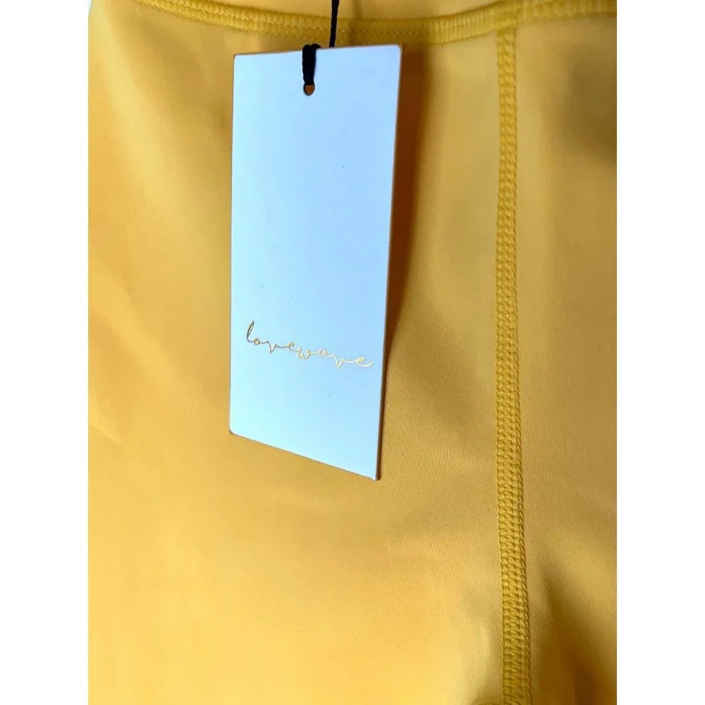 Revolve Lovewave Sz XS Yellow Luka Active Wear Pants Yoga Leggings - Picture 9 of 11